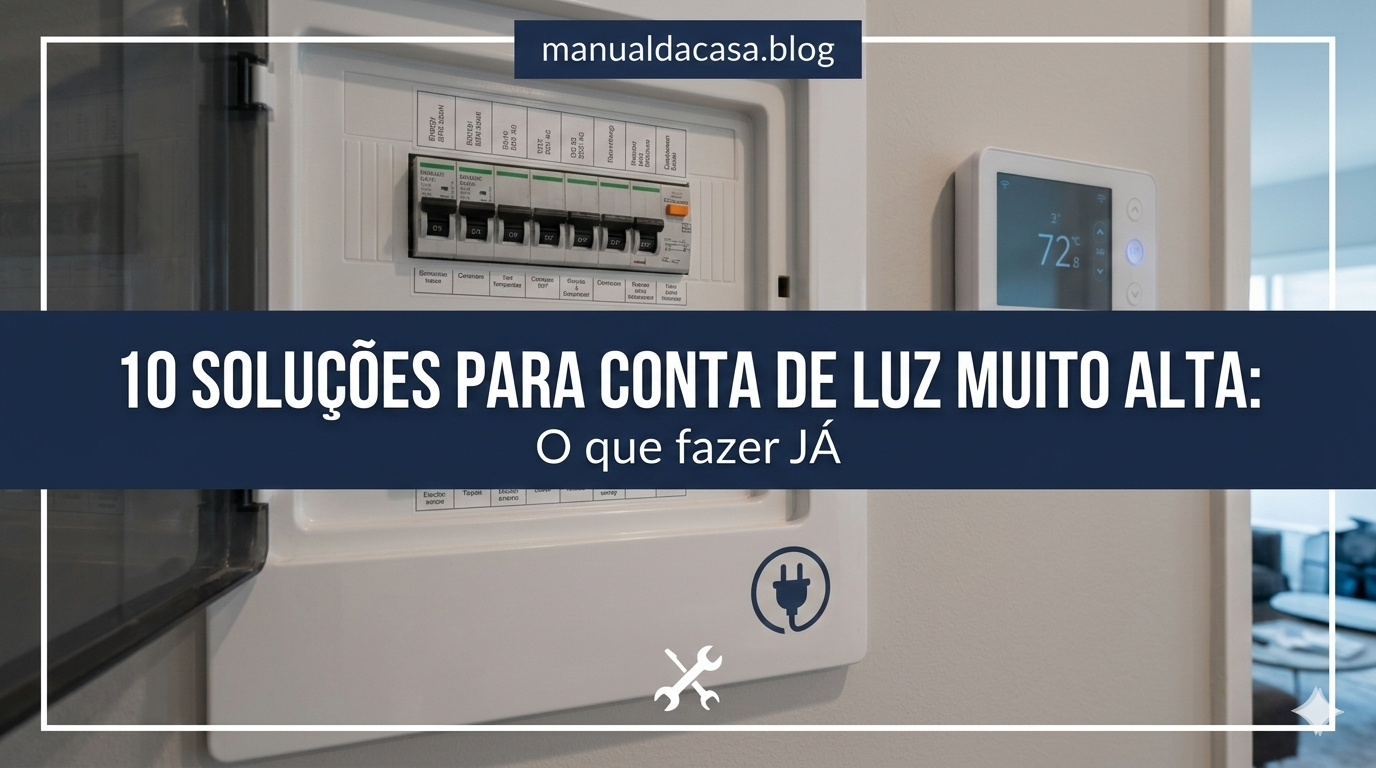 10 soluções para conta de luz muito alta o que fazer já