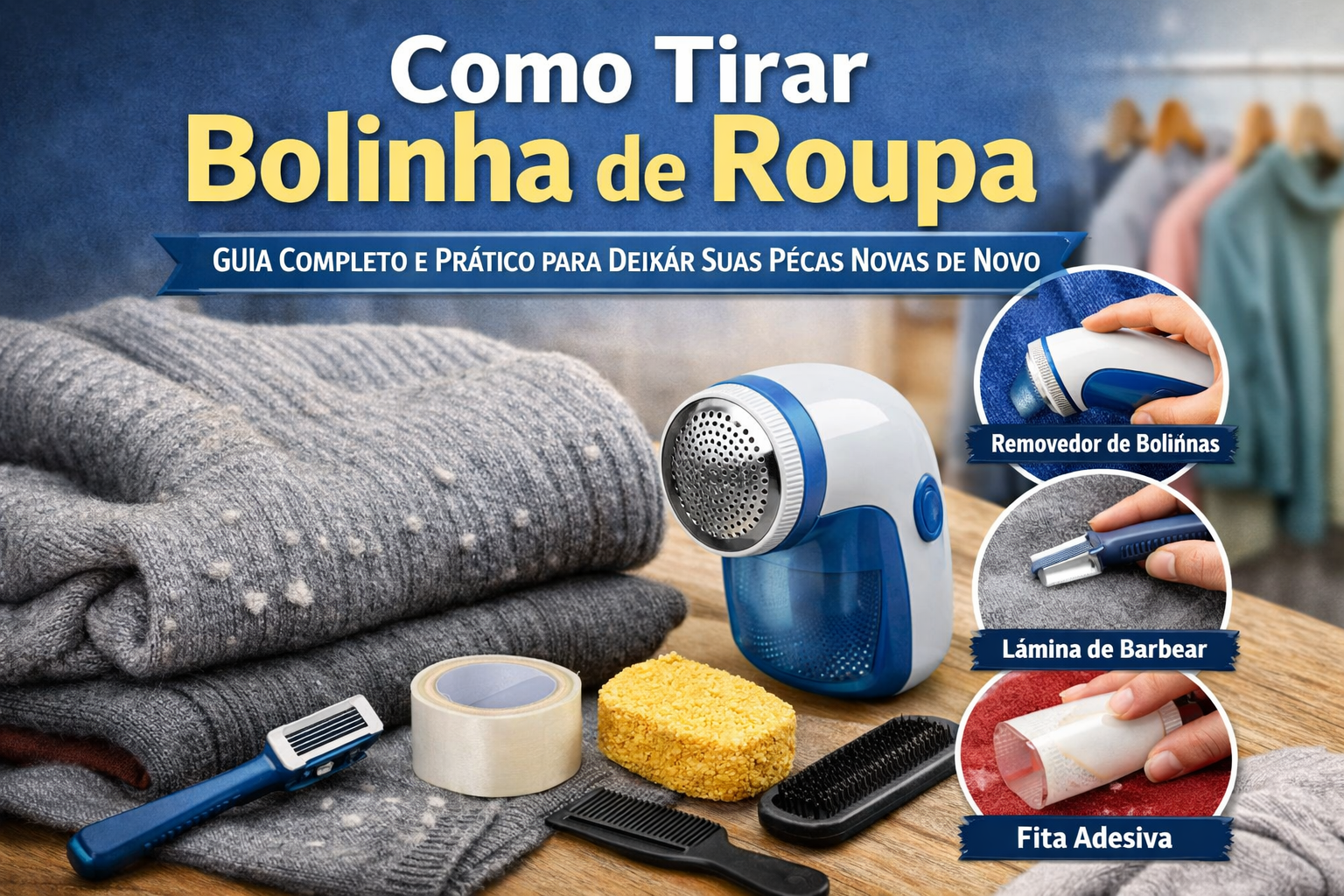 Como Tirar Bolinha de Roupa: Guia Completo e Prático para Deixar Suas Peças Novas de Novo