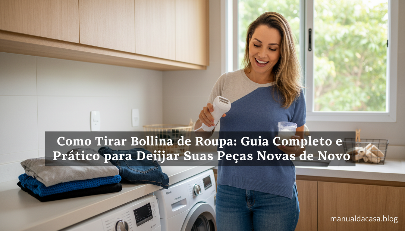 Como Tirar Bolinha de Roupa: Guia Completo e Prático para Deixar Suas Peças Novas de Novo
