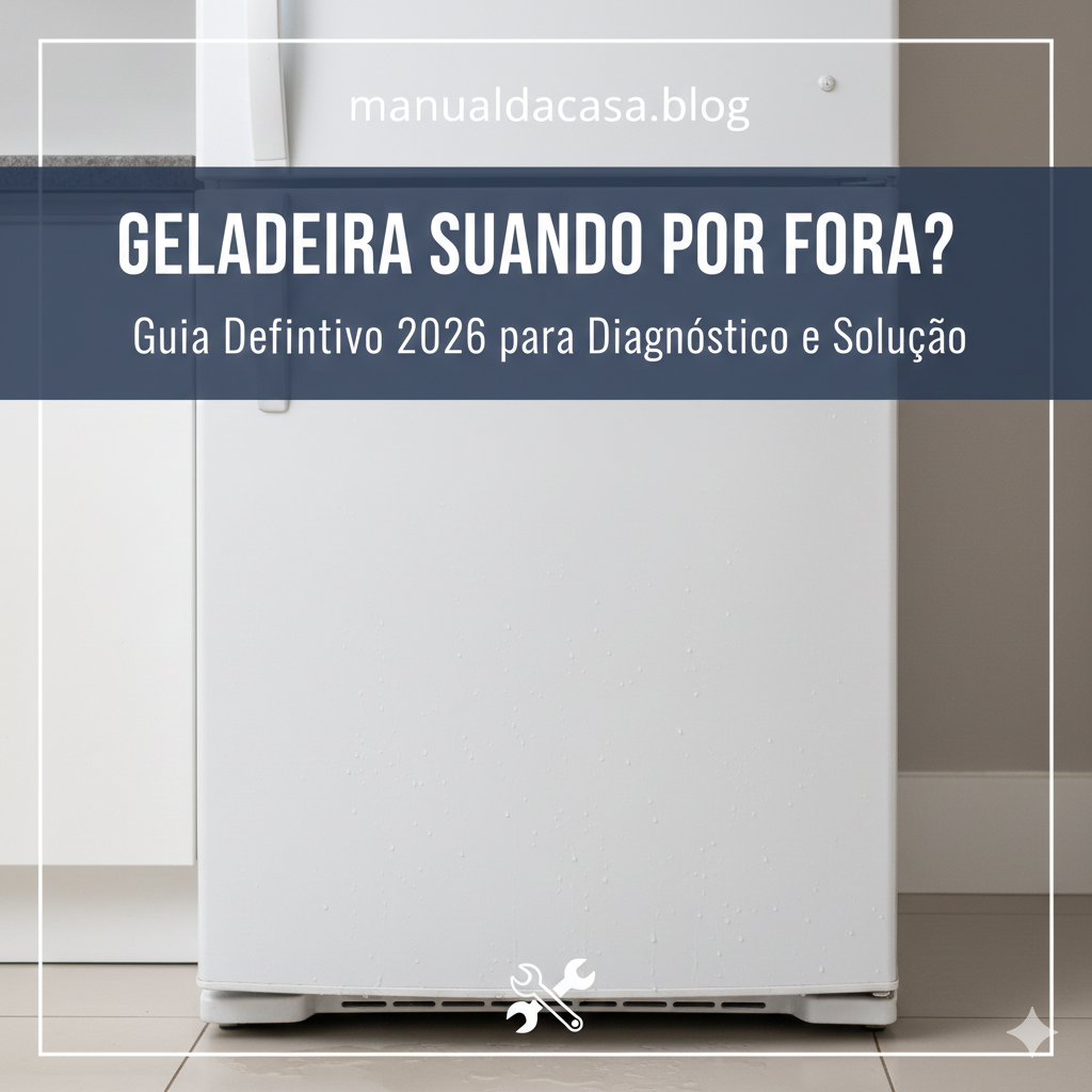Geladeira Suando por Fora? Guia Definitivo 2026 para Diagnóstico e Solução