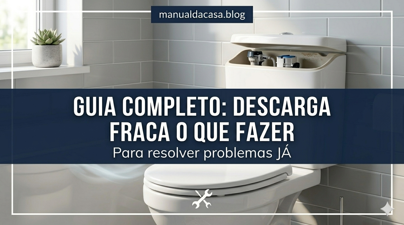 Guia Completo: Descarga fraca o que fazer para resolver problemas