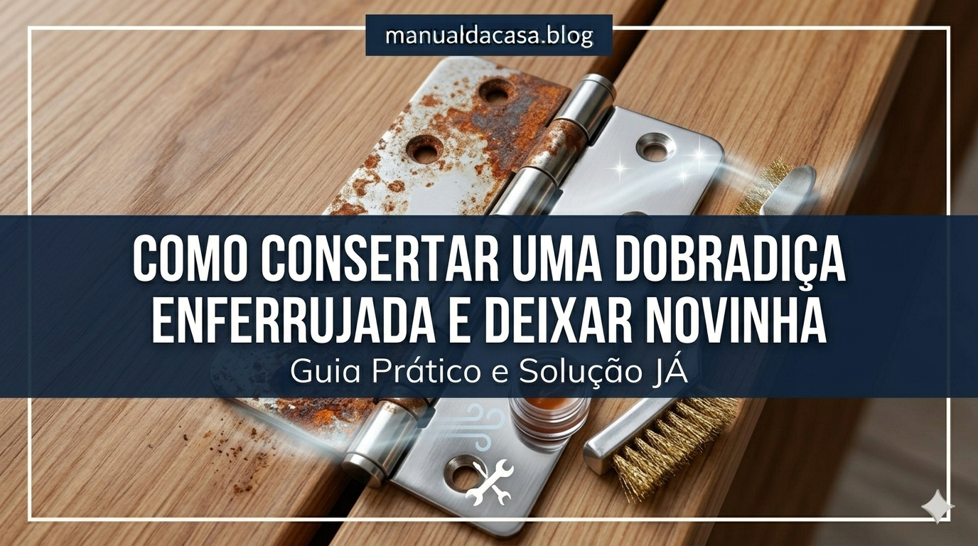 Como Consertar uma Dobradiça Enferrujada e Deixar Novinha