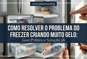Como resolver o problema do freezer criando muito gelo?