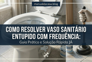 Como resolver vaso sanitario entupido com frequencia rapidamente