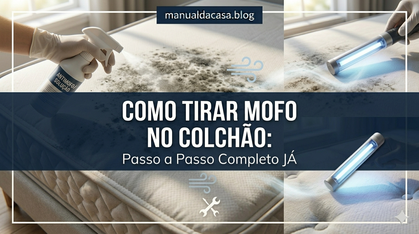 Como tirar mofo no colchão: passo a passo completo