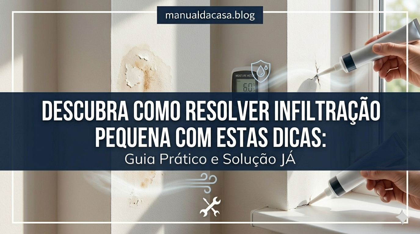 Descubra como resolver infiltração pequena com estas dicas