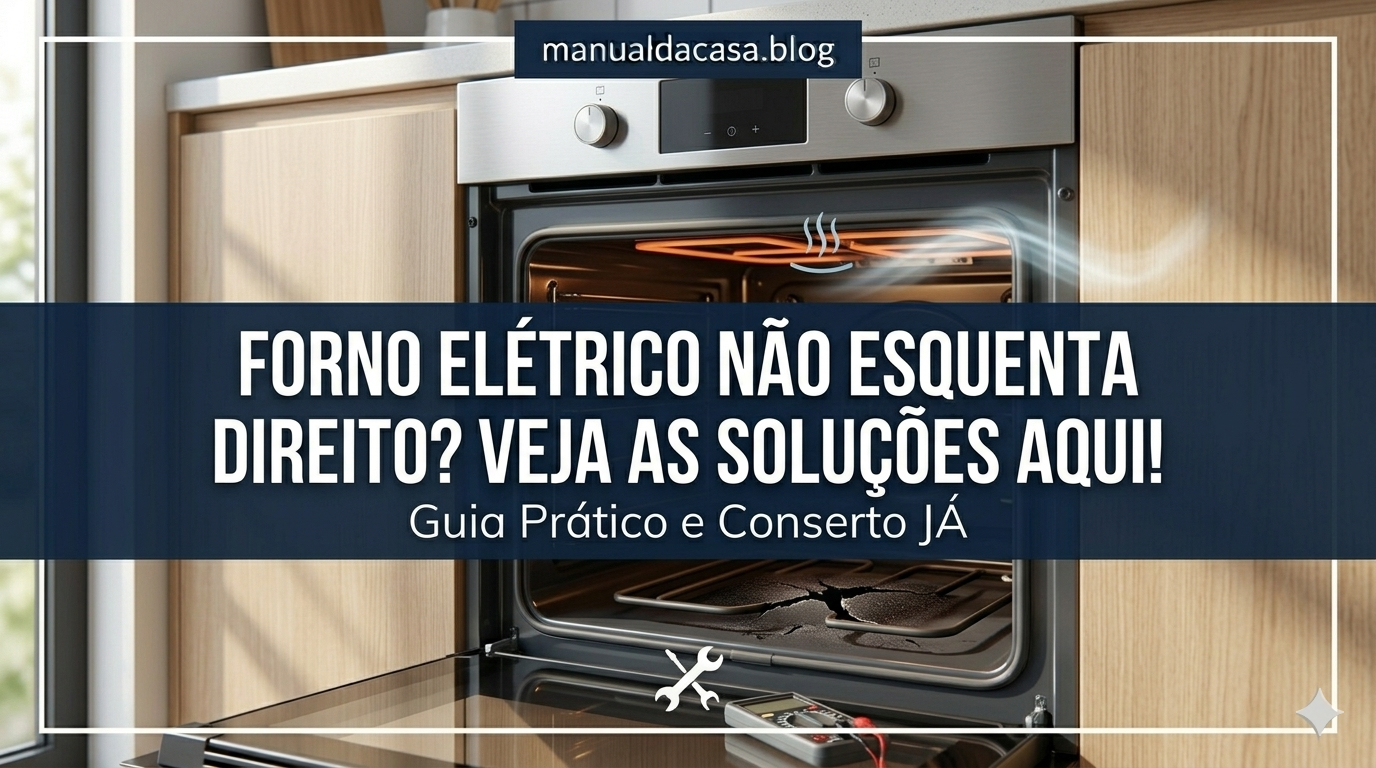Forno elétrico não esquenta direito? Veja as soluções aqui!